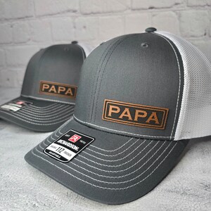 Papa Hat, Papa Baseball Cap, Custom Papa Gift, Papa Birthday Gift, Pregnancy Announcement Gifts, Personalized Papa Hat, Richardson 112 Hats