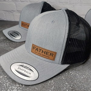 Father of the Groom Hat, Wedding Party Hats, Bridal Party Gifts, Groom Gift, Best Man, Groom, Groomsman Trucker Hats, 2024 Best Wedding gift