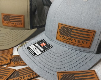 Custom Text Hats, Personalized Hat, Customized USA FLAG Hats, You Name, Company Business Hats, Customizable Word Hats, Your Custom Text Hat