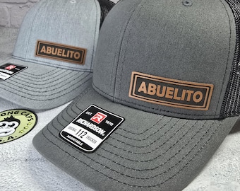 ABUELITO HAT, Custom Abuelito Cap, Abuelito Sombrero, Gift for Grandpa, Abuelito Gifts, Pregnancy Announcement Gifts, Grandpa Abuelo Gifts