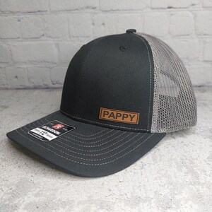 Pappy Hat, Pappy Baseball Cap, Pappy Richardson 112 Snapback Trucker Hat, Father&#39;s Day Gift, Birthday Gifts, Custom Personalized Pappy Gifts