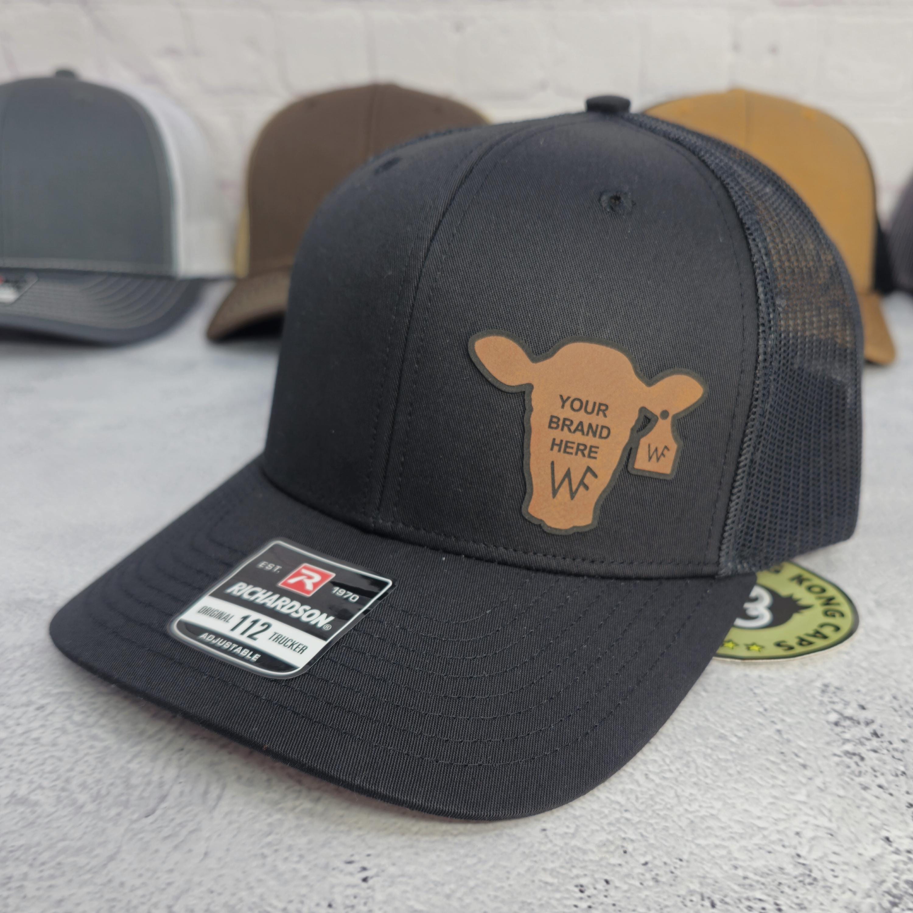 Custom Cattle Brand Cap, Custom Text Cow Tag Hat, Custom Farm Brand ...