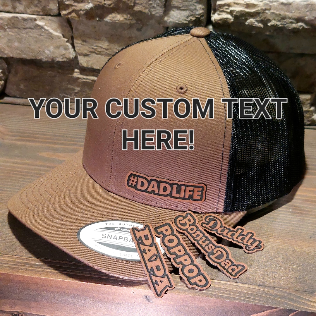 Custom Name Hats, Custom Text Hats, Personalized Custom Gifts