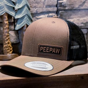 PEEPAW HAT, Custom PEEPAW Gifts, Peepaw Cap, Peepaw Birthday Gifts, Gifts for Pee Paw, Peepaw Snapback Trucker Hat, Peepaw Baseball Cap