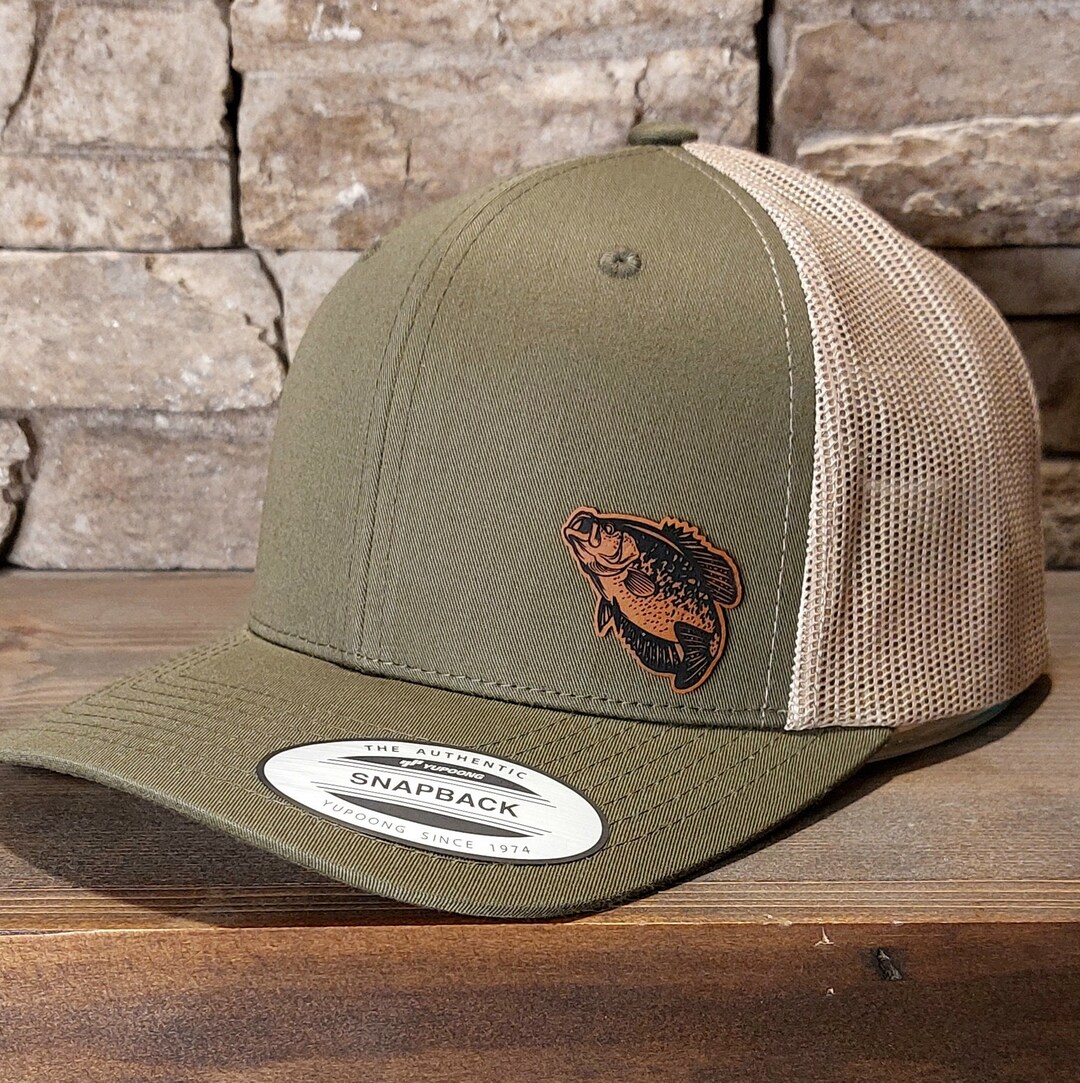 Crappie Hat Crappie Fishing Hat Custom Crappie Fisherman Etsy