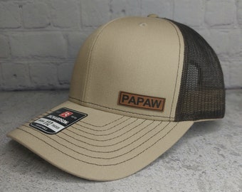 InnoBeta Blessed Papaw Baseball Cap - Adjustable Denim Hat For Grandpa, Embroidered Gift