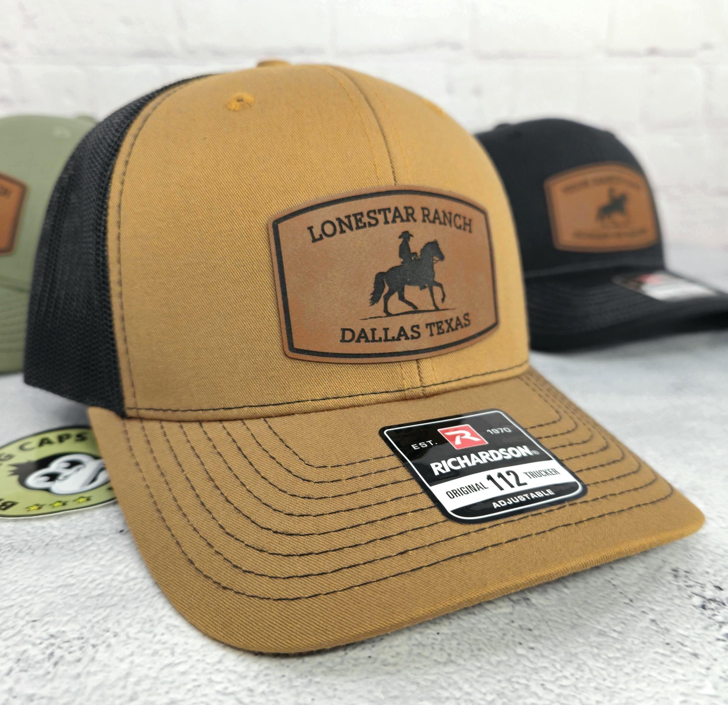 Custom Horse Ranch Hats, Custom Farm Name Hats, Personalized Text ...