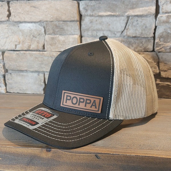 POPPA Hat, Poppa Cap, Pregnancy Announcement Gift, Custom POPPA Hat, Poppa Gift, Personalized Poppa Gift, Christmas Gift for POPPA Poppa Hat