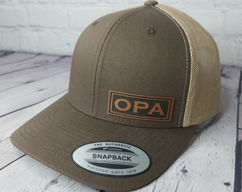 OPA Hat, OPA Patch Cap, OPA Gift Ideas, Gifts for Opa, Grandpa Gifts, Grandpa Birthday Gifts, Opa Pregnancy Announcement Gift, Opa Patch Cap