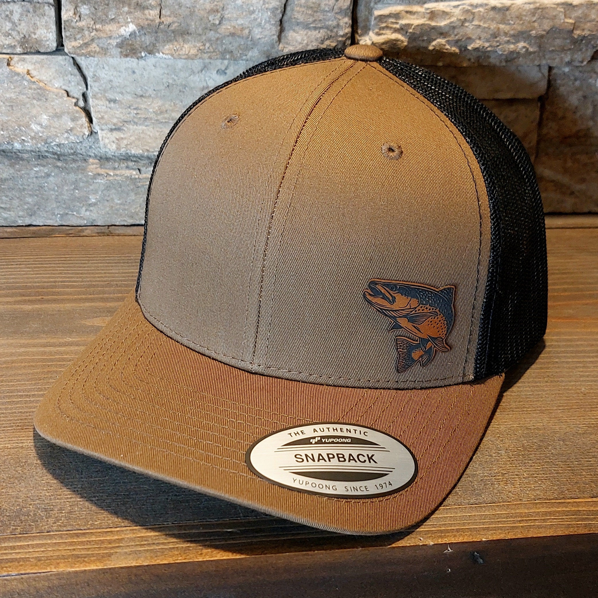 Trout Fishing Hat, Brown Trout Fly Fishing Hat, Fly Fisherman Gifts, Fly Fishing  Hat, Fly Fishing Gifts, Dad Gifts, Brown Trout Patch Hat 