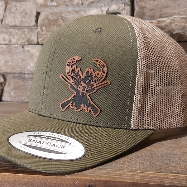 Deer Hunter Hat, Buck Hunting Dad Hat, Bone Collector Hat, Whitetail Mule Deer Dad Hat, Deer Hunter Gifts, Deer Hunting Dad Gifts, Deer Cap