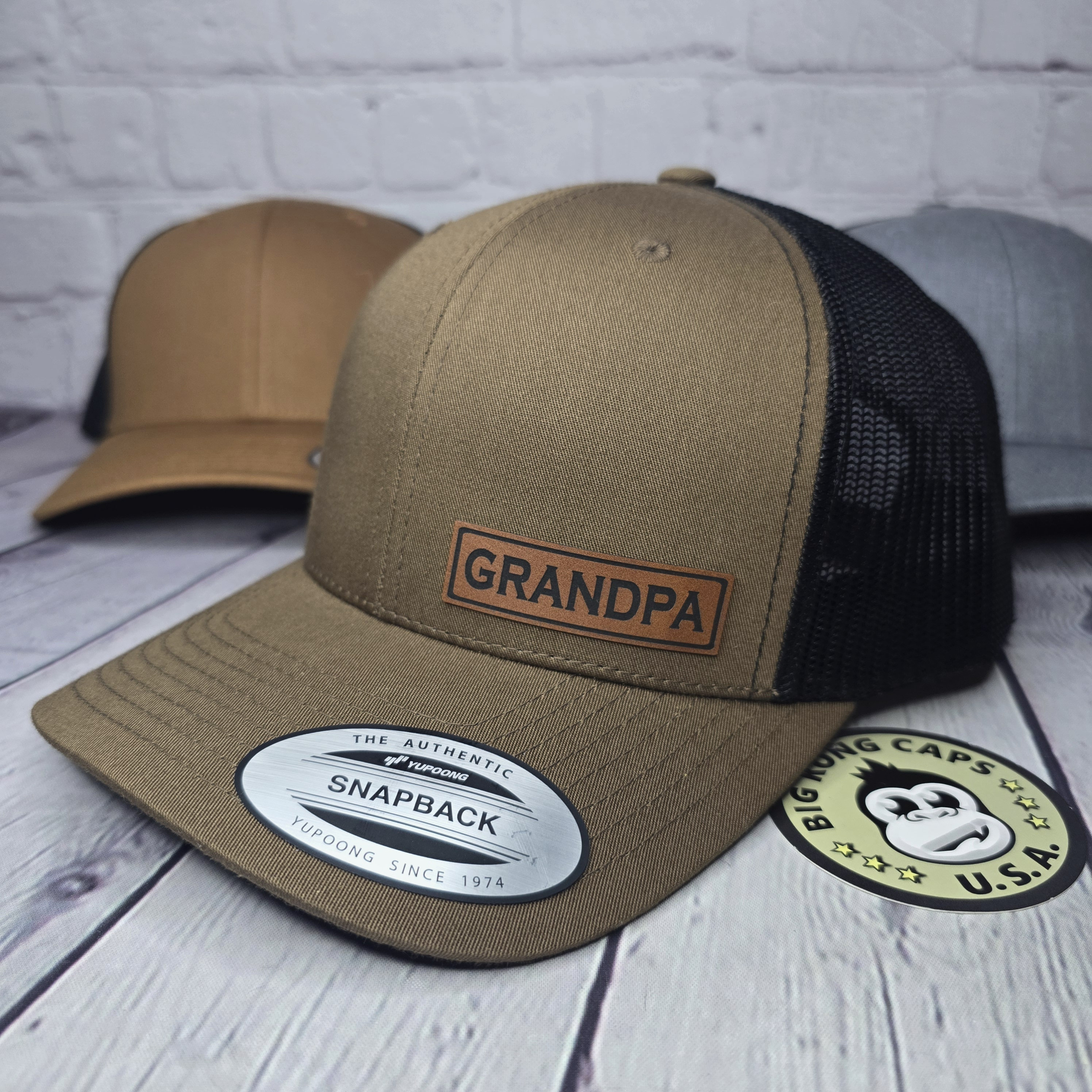 Vintage Trucker Snap-back Mesh Made in USA #1 Grand Pa Grandpa Granddad Hat Cap Amazon.com: Old Funny Grandpa Grandfather Retro Adult 5  main image 2