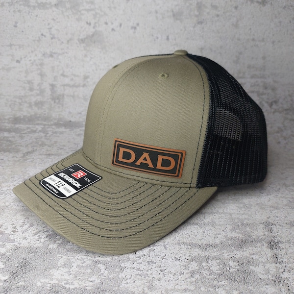 DAD Hat, Dad Cap, DAD Richardson 112 Trucker Cap, Dad Birthday Gifts, New Dad Pregnancy Announcement Gift, 2024 Fathers Day Gifts, Dad Caps