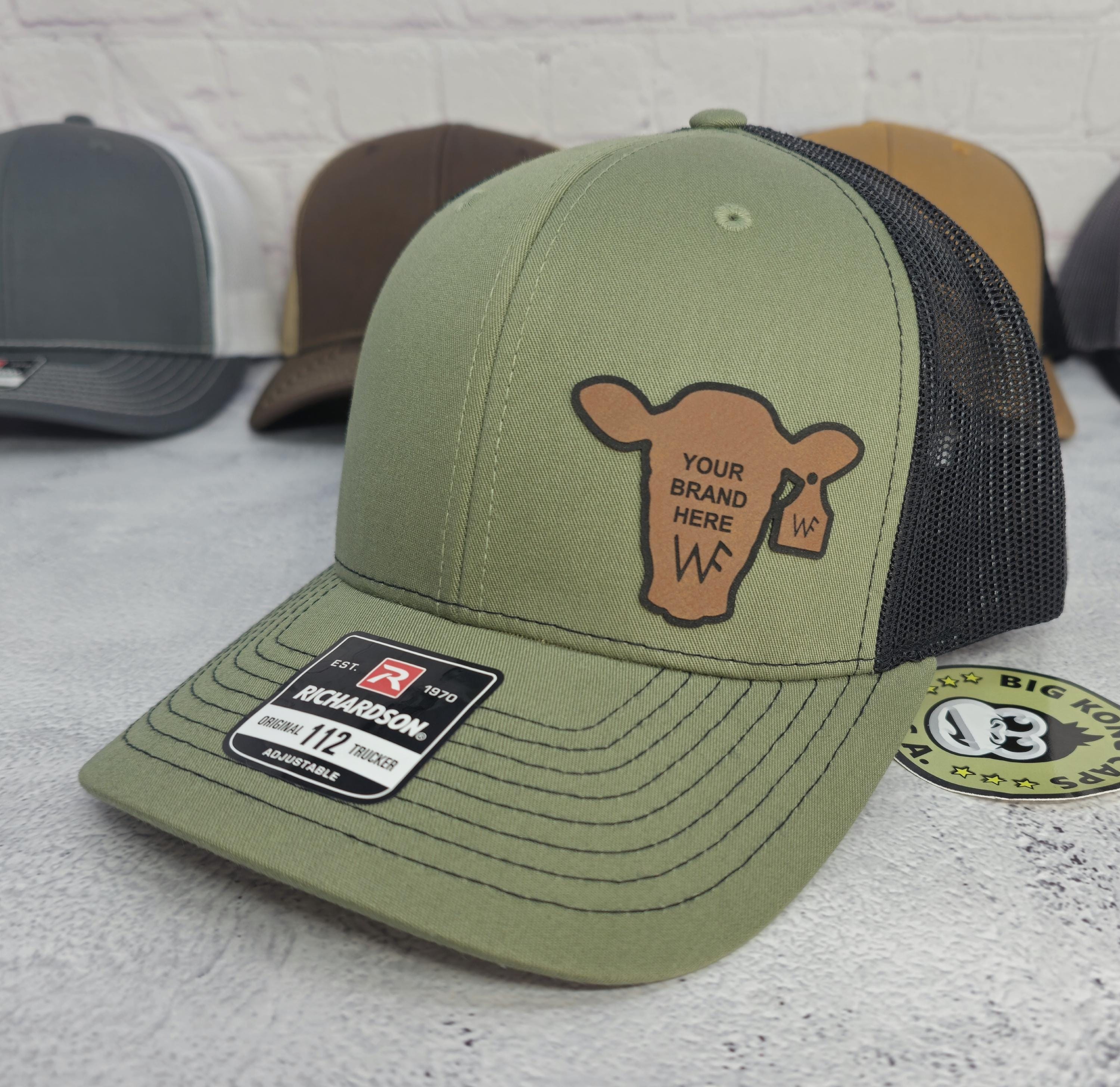 Custom Cattle Brand Cap, Custom Text Cow Tag Hat, Custom Farm Brand ...