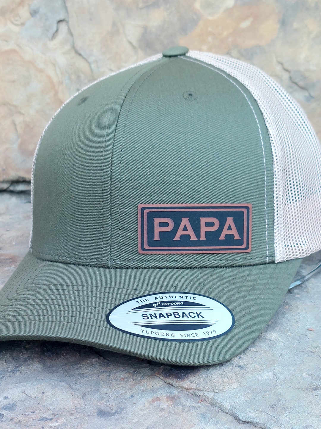PAPA Hat, Papa Patch Cap, Custom Gifts for Papa, New Papa Pregnancy ...