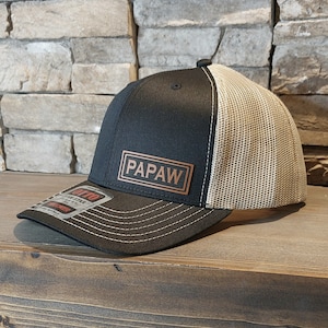 PAPAW Hat, PAPAW Baseball Cap, Papaw Trucker Hat, Gifts for Papaw, Grandpa Birthday Gift, Papaw Pregnancy Announcement, Papaw Snapback Hat