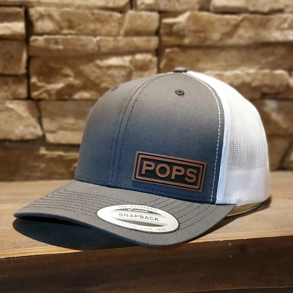 POPS Hat, POPS Patch Cap, New Pops Gifts for Pops, Pregnancy Announcement Gift for Pop, New Pops Trucker Cap, Pops Birthday Gifts, POPS Hat