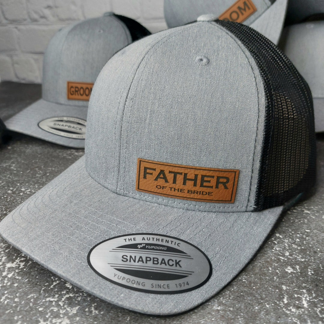 Custom Father of the Bride Hat, Wedding Party Hats, Groom Hat, Bridal ...