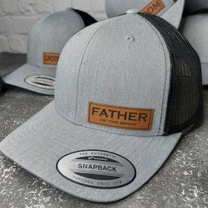 Custom Father of the Bride Hat, Wedding Party Hats, Groom Hat, Bridal Party Hats, Best Man, Groomsman Caps, Father of the Bride Trucker Hats