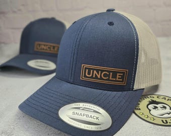 Uncle Hat, Uncle Patch Cap, Uncle Birthday Gifts, Personalized Gifts, Custom Text Funcle, Best Uncle, Gift Ideas, Customizable Uncle Hats