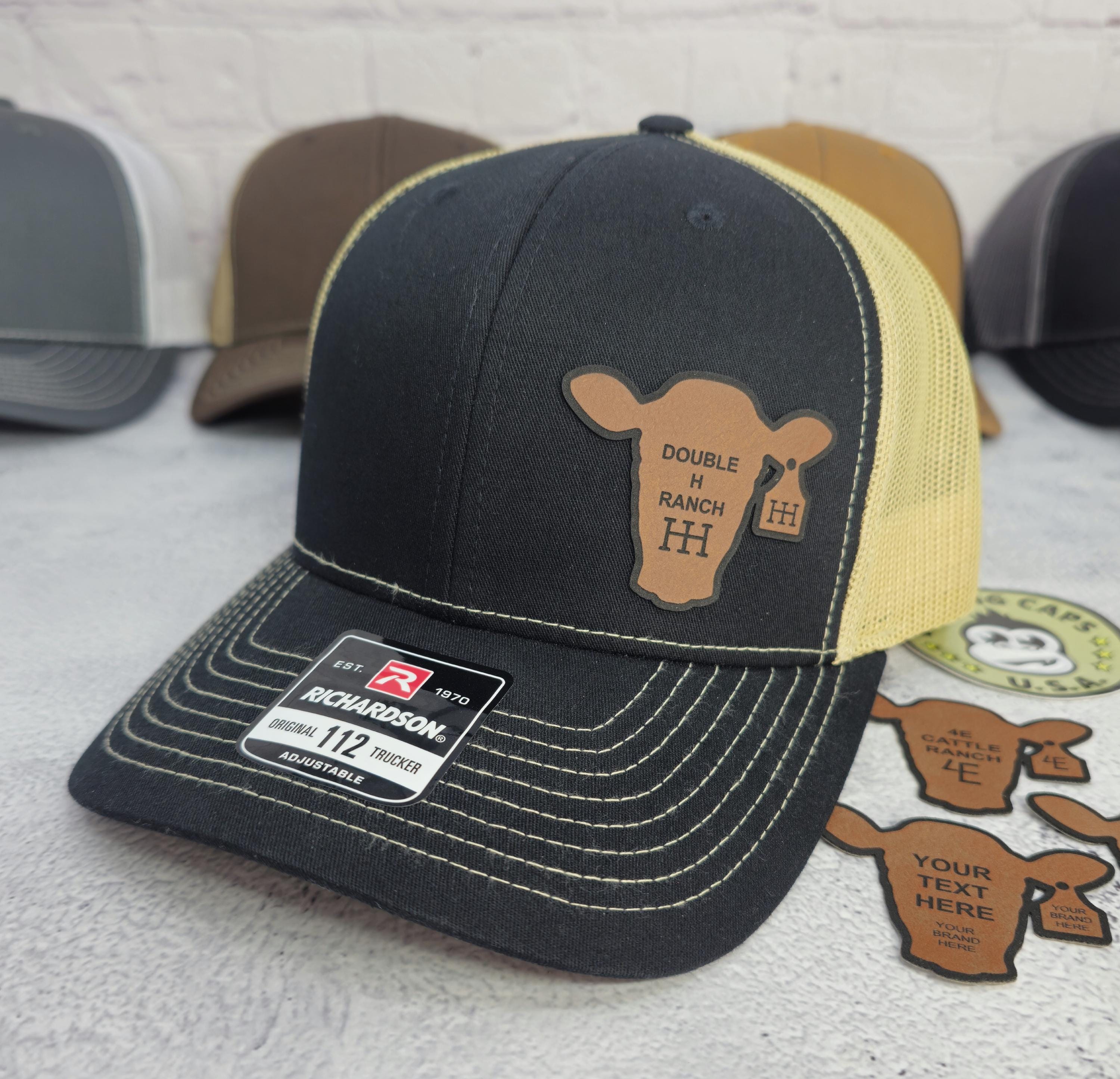 Custom Cattle Brand Cap, Custom Text Cow Tag Hat, Custom Farm Brand ...