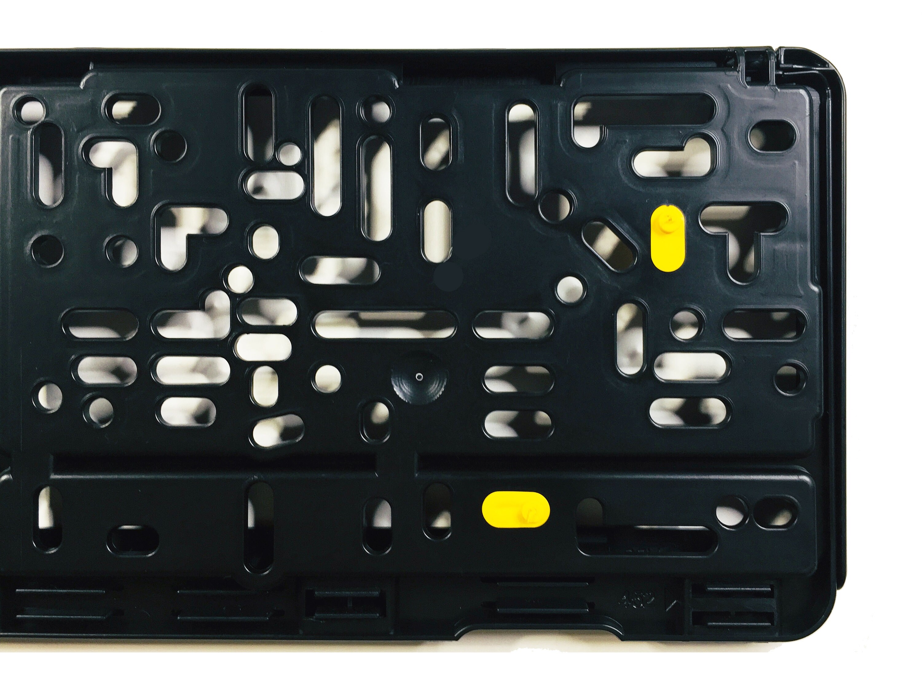 BLVD German Flag 3D Emblem Black Stainless License Plate Frame – Rust-Free - View #3
