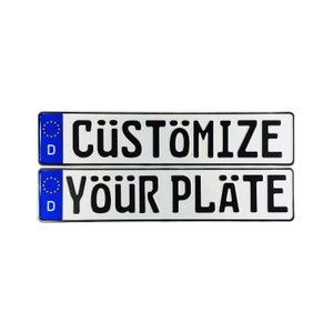 European Plate Frame 