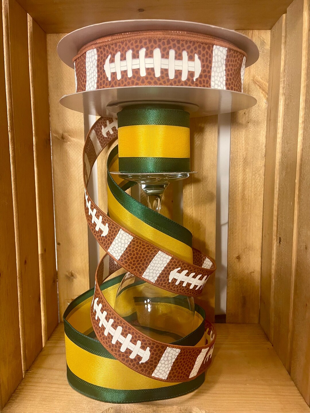 Football Theme Ribbon Kit, Ribbon Wreath Kit, Sports Team Ribbon Kit ...