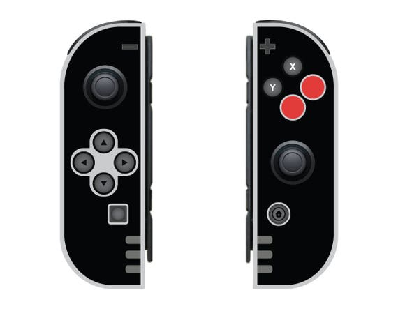 retro nintendo switch skin