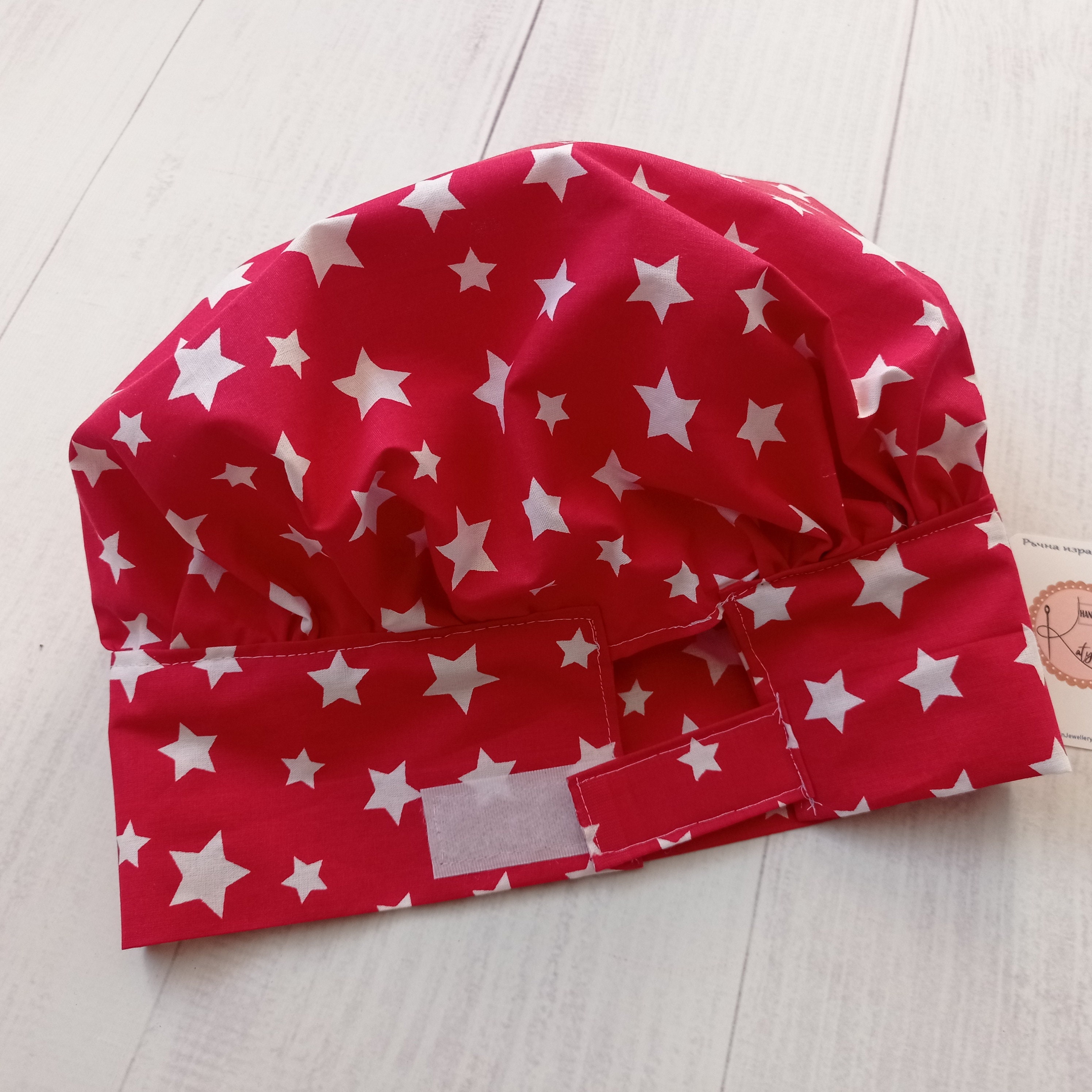 Cappello da chef per bambini, Cappello da cuoco per bambini regolabile,  Cappello rosso con stelle, Cappelli da chef rossi, Biscotti di Natale,  Piccolo cuoco -  Italia