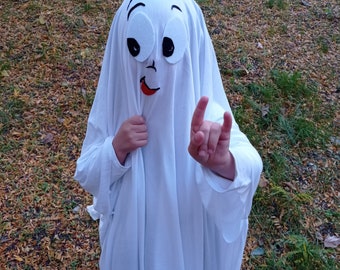 Boo Casper Halloween Costume, Carnival costume, Ghost Halloween costume boy girl, favorite children&#39;s hero, the good spirit of Casper