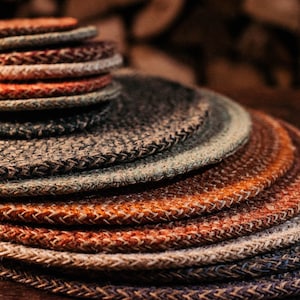 27 cm D Natural Jute Placemats, Set of 4, Fair Trade Made