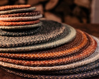 27 cm D Natural Jute Placemats, Set of 4, Fair Trade Made