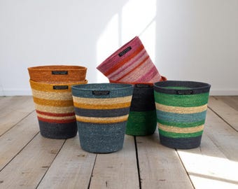 Seagrass Waste Paper Basket / Bin
