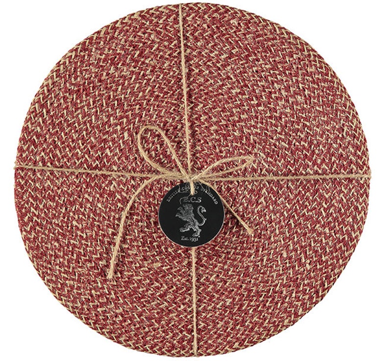 27 cm D Natural Jute Placemats Set of 4 Fair Trade Etsy