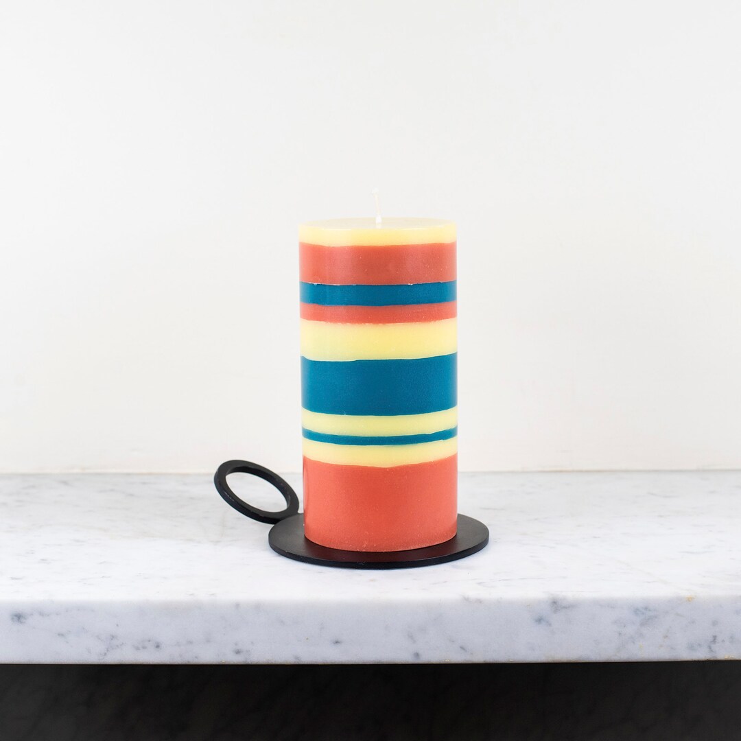 Round Metal Candle Plate for Pillar Candles Etsy