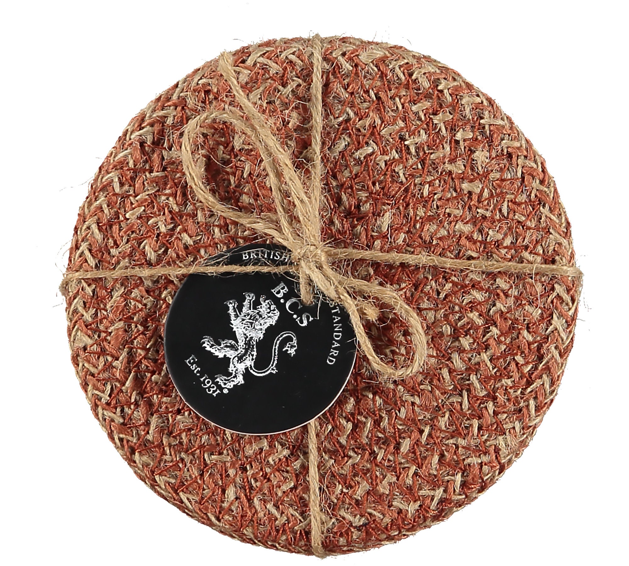 Natural Jute Coasters Set of 4 Etsy UK