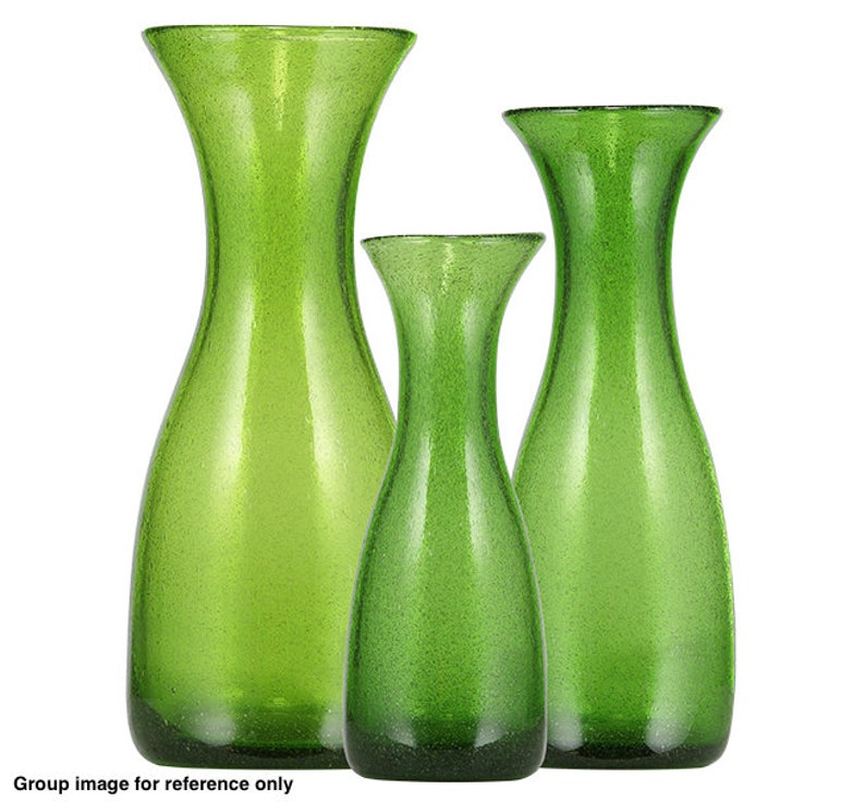 Recycled Bubble Glass Carafes in 3 Sizes Etsy