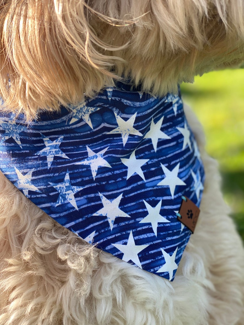 Patriotic Dog Bandana American Flag Dog Bandana 4th of Etsy