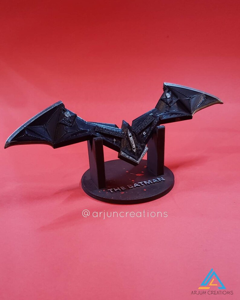 3D printed Batman 2021 Battison Batarang Trailer Inspired Prop Utility Robert Pattinson