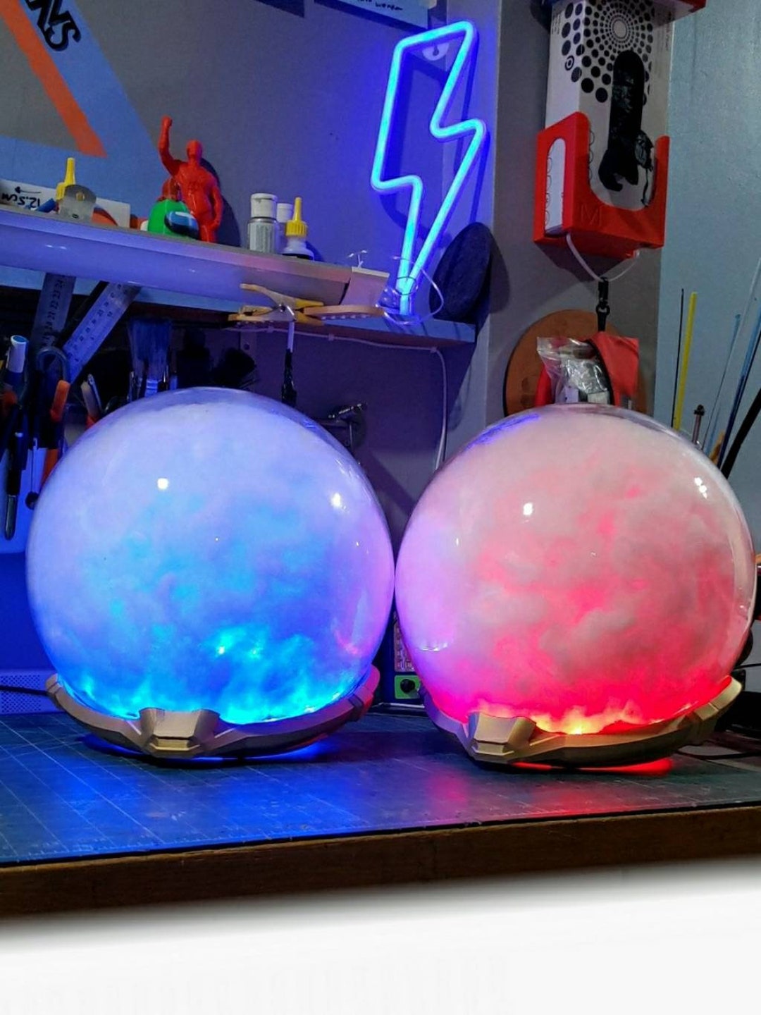 Mysterio Fishbowl Helmet From Spiderman Far From Home Cosplay Prop Marvel Etsy