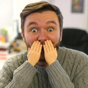 Tiny Hands - Mani Finte In Miniatura Per Scherzi E Gag, Taglia Unica