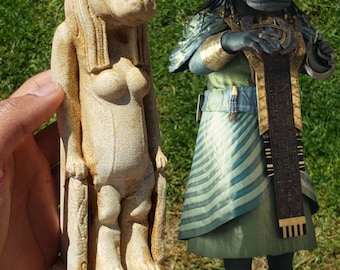 Moonknight - Taweret Ushabti Bust - 3D Printed - Sand Textured - Disney Plus Series- Sculpture - Marc Spector - Steven Grant - Khonshu Ammit