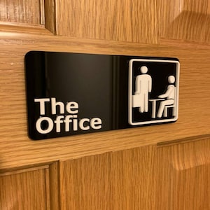 The Office TV Show Door sign - Laser Cut - Personalized - Michael Scott