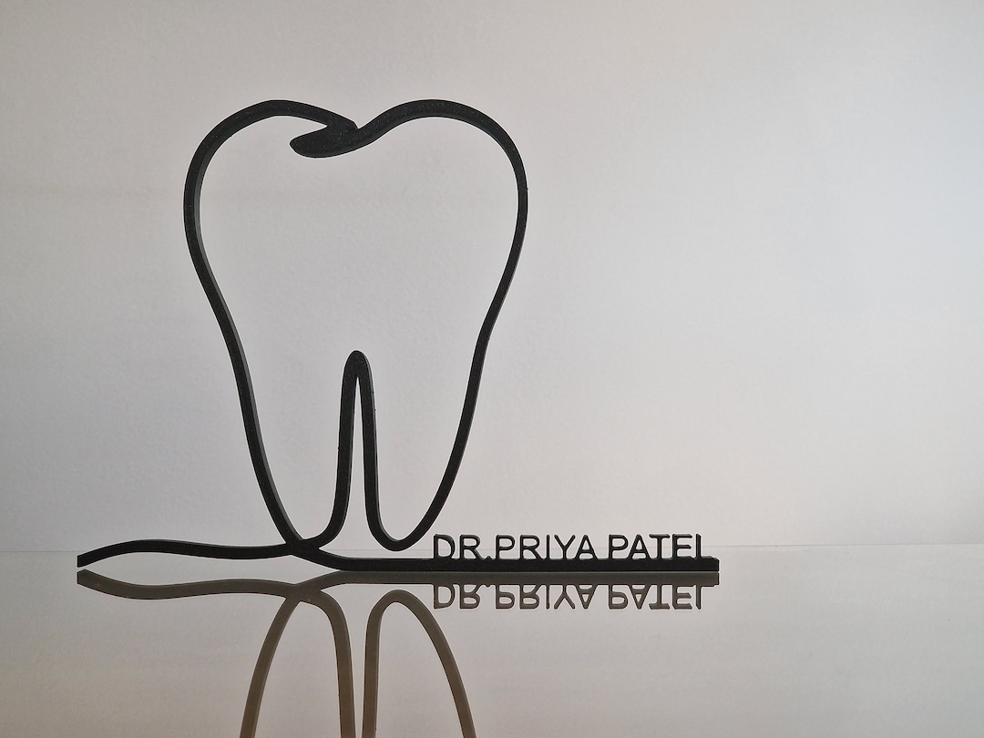 Dentist Minimalist Art Sculpture Personalized Gift Idea Etsy