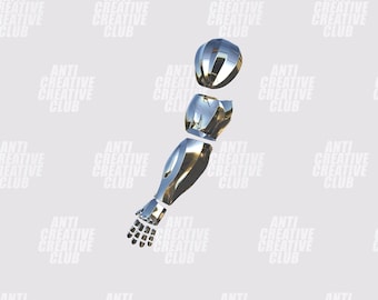 The Weeknd Arm DIGITAL After Hour Til Dawn Chrom Arm DIGITAL 3D MODEL