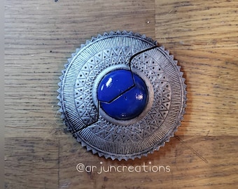 Charmed TV Show - Blue Amulet - Magical Amulet - 3D Printed - Resin - Halliwell Collection - Replica Prop