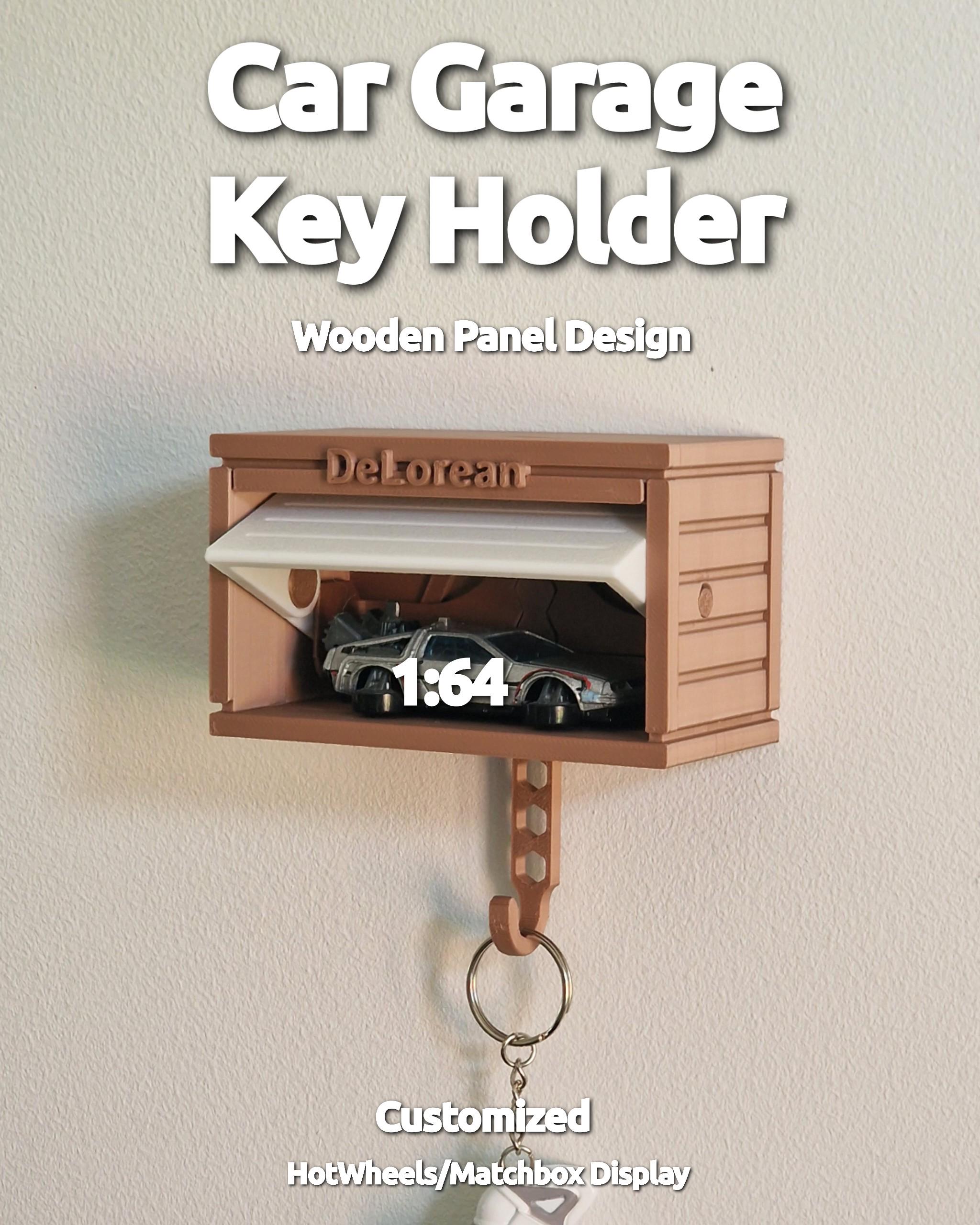 カスタマイズ可能なキーホルダー、ホットウィールカー木製パネル