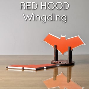 Titans Red Hood WingDings - Stampato in 3D - Robin - Utilità - Cosplay - Mancave - Programma TV - Batarang