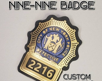 Brooklyn99 Inspired City of New York Police Detective Badge